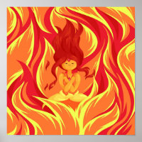 Serene Flame Princess