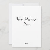 Serene Forest Christmas Holiday Kaart (Achterkant)