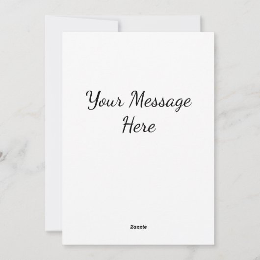 Serene Forest Christmas Holiday Kaart (Achterkant)