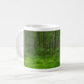Serene Forest Natuur Coffee Mok (Voorkant links)