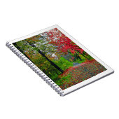 Serene Forest Notebook Cover - Peaceful Woodland  Notitieboek (Rechterzijde)