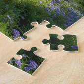 Serene Forest Path in het voorjaar Legpuzzel (Zijkant)