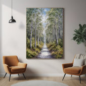 Serene Forest Path - rustige Natuur landschapskuns Perfect Poster