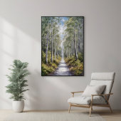 Serene Forest Path - rustige Natuur landschapskuns Perfect Poster