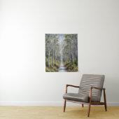 Serene Forest Path - rustige Natuur landschapskuns Wandkleed (In situ)