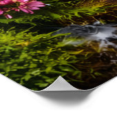 Serene Forest Stream Tranquil Nature Water Art Poster (Hoek)