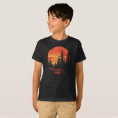 Serene Forest Sunset T-shirt (Voorkant volledig)