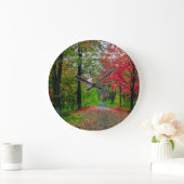 Serene Forest Wall Clock - Peaceful   Home Decor Grote Klok (Huis)
