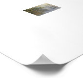 Serene Franse kasteel Waterverf Poster | (Hoek)