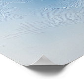 Serene Frosted Pines en Mountain Mist - Getexturee Poster (Hoek)
