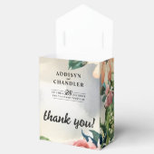 Serene Garden Krans: Pastel Floral Elegance Bedankdoosjes (Geopend)