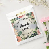 Serene Garden Krans: Pastel Floral Elegance Bedankzakje (Gezegeld)