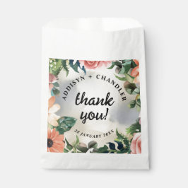 Serene Garden Krans: Pastel Floral Elegance Bedankzakje