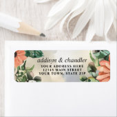 Serene Garden Krans: Pastel Floral Elegance Etiket (Insitu)