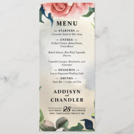 Serene Garden Krans: Pastel Floral Elegance Programmakaart