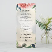 Serene Garden Krans: Pastel Floral Elegance Programmakaart (Staand voorkant)