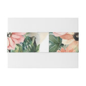 Serene Garden Krans: Pastel Floral Elegance Uitnodigingen Wikkel (Achterkant Voorbeeld)