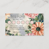 Serene Garden Wreath Pastel Floral Elegant Informatiekaartje (Voorkant)