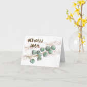 Serene Genezing: Beterschap Wenskaart Kaart (Gele Bloem)