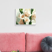 Serene Gladiolus Blooms Canvas Afdruk (Insitu (Woonkamer))