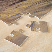 Serene Golden Ocean Sunrise Birds Puzzle Legpuzzel (Zijkant)