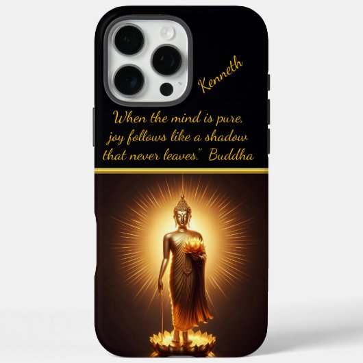 Serene Gouden Boeddha wijsheid, Case-Mate iPhone Case (Achterkant)