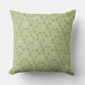 Serene Green Leaf Design Kussen (Voorkant)