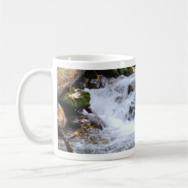 Serene Green Mossy Stream Coffee Mok