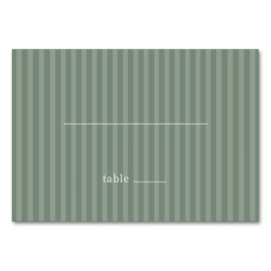 Serene Green Stripes Kaart (Voorkant)