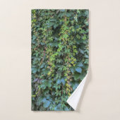 Serene Groene Ivy Wall Hanging Vines Plant Bladere Bad Handdoek (Handdoek)