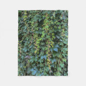 Serene Groene Ivy Wall Hanging Vines Plant Bladere Fleece Deken (Voorkant)
