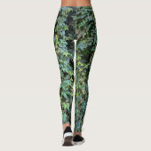 Serene Groene Ivy Wall Hanging Vines Plant Bladere Leggings (Achterkant)
