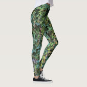 Serene Groene Ivy Wall Hanging Vines Plant Bladere Leggings (Rechts)