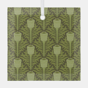 Serene groene plant motief voor moderne decoratie