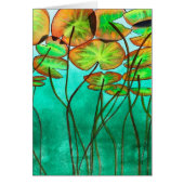 serene groene vijver met lilypads (Voorkant)