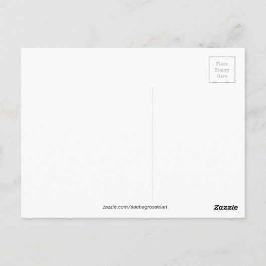 serene groene vijver met lilypads briefkaart (Achterkant)