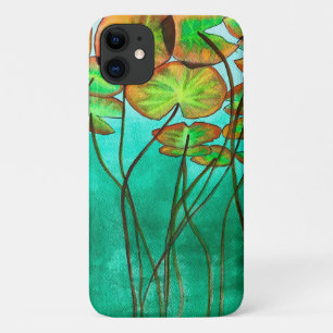 serene groene vijver met lilypads Case-Mate iPhone case