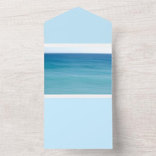 Serene groeten all in one uitnodiging (Binnen)