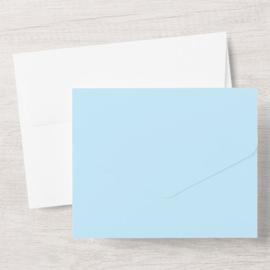 Serene groeten all in one uitnodiging (Achterkant)