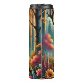 Serene herten in de lente zonsopgang thermosbeker (Achterkant)