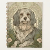 Serene hondenplanner met rustgevend ontwerp planner (Voorkant)