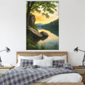 Serene Horizon Canvas Afdruk (Insitu (Slaapkamer))