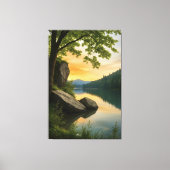 Serene Horizon Canvas Afdruk (Voorkant)