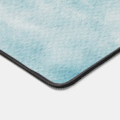 Serene Horizon Dreams Waterverf Blauw & Wit Bureaumat (Hoek)