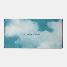 Serene Horizon Dreams Waterverf Blauw & Wit