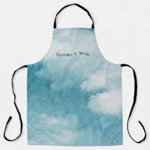 Serene Horizon Dreams Waterverf Blauw & Wit