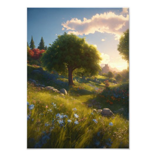 Serene Horizon Foto Afdruk (Voorkant)
