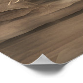 Serene Horizon Japandi Natuur Art Poster (Hoek)