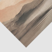 Serene Horizon Japandi Natuur Decoupage Tissuepapier (Detail)