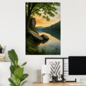 Serene Horizon Poster (Thuiskantoor)